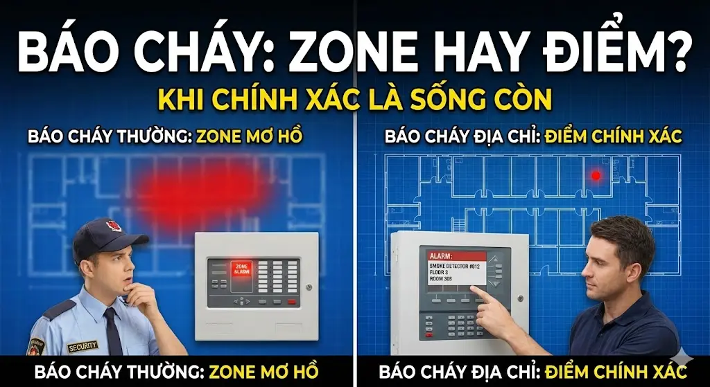 Lựa chọn loại hệ thống báo cháy phù hợp